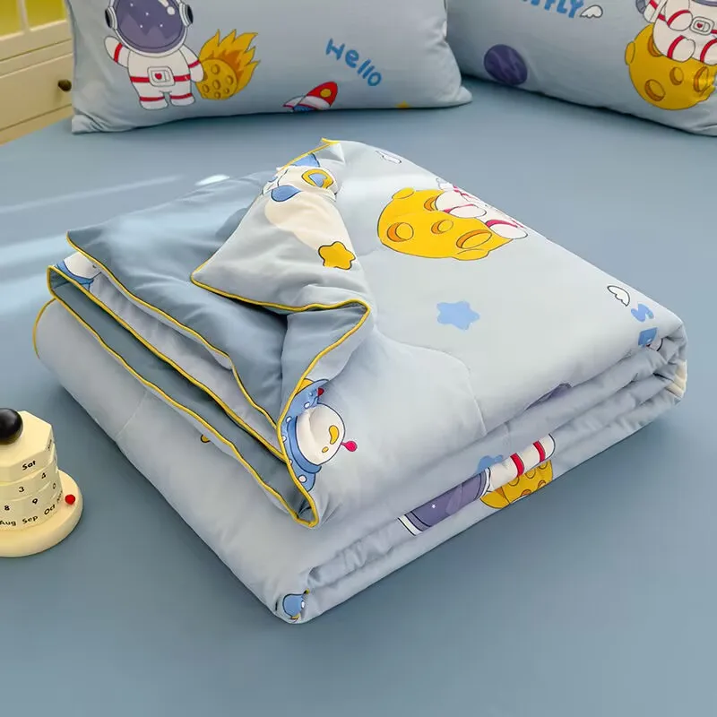 Summer Soy Fiber Thin Quilt Comforter Soft Air Conditioning Quilt/Duvet/Blanket Bed Duvets 150x200 200x230 Machine Washable