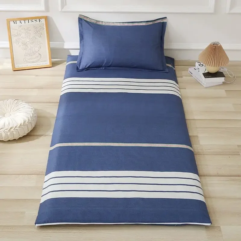 WASART Fully enclosed with zipper mattress protector cover geometric printed baby couple single double bed sheet protection pad