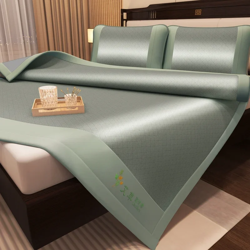 WASART Summer carbon light fibres 1800D cooling air conditioning sleeping mat cool feeling cold sheet luxury bed protection pad