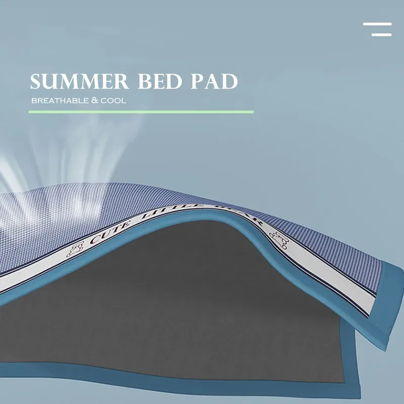 WASART Summer cooling mattress cool air conditioning ice sleeping mat folding couple cold sheet bed protection pad king size