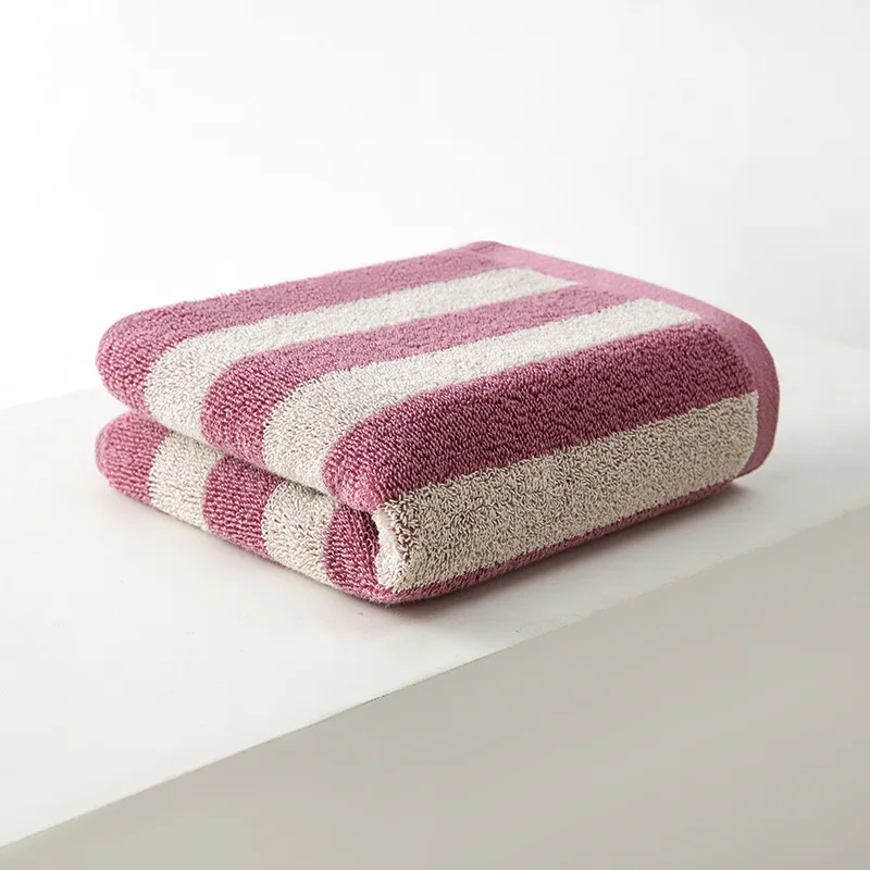Battilo Plaid Cotton Bath Towels Set Soft Absorbent Daily Cleansing Face Hand Towel Set Patterned Lightweight Towel for Bathroom