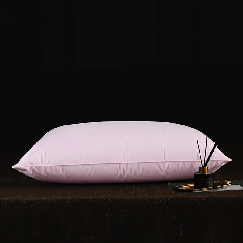 95% Goose Down Pillow with 5% Elastic Fiber Soft Pure Cotton Pillow Cover Rectangle Bedroom Sleep Pillows 5 Star Hotel Pillow