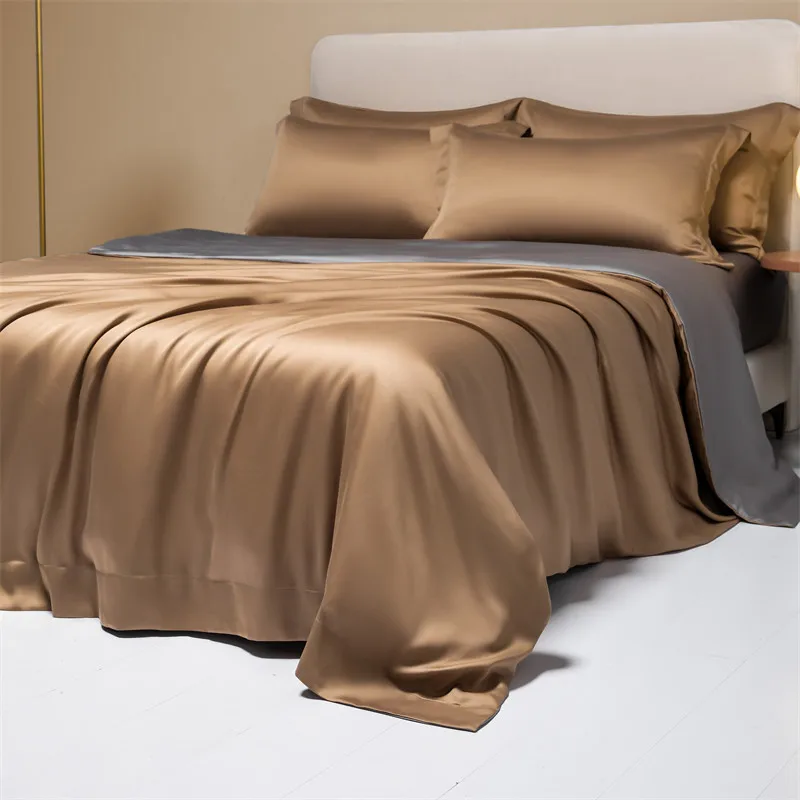 Luxury Bedding 100% Bamboo Duvet Cover 1PC Soild Colors Single Queen King Bed Cover Quilt Cover Soft Comfort Cool Summer Cooling