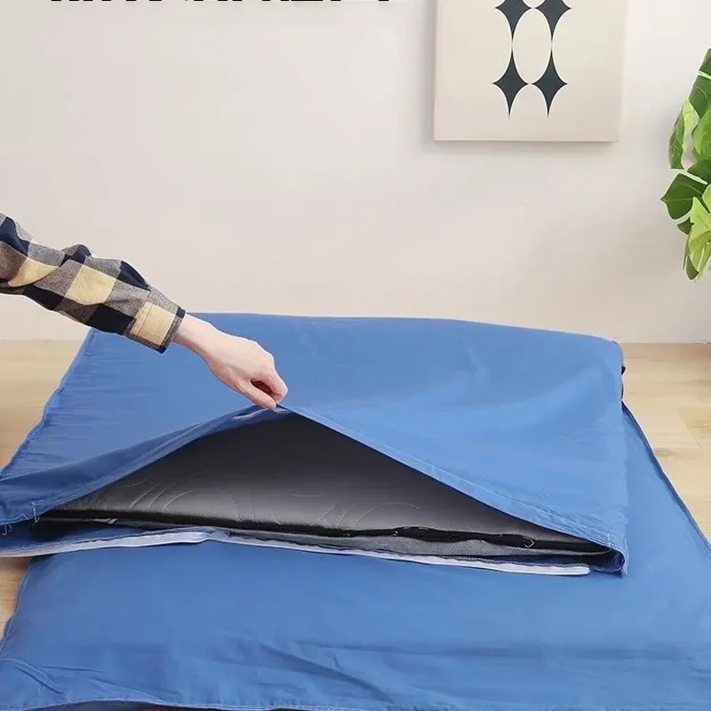 WASART 360° fully enclosed with zipper mattress protector cover couple/student single double bed sheet protection pad 90/150cm