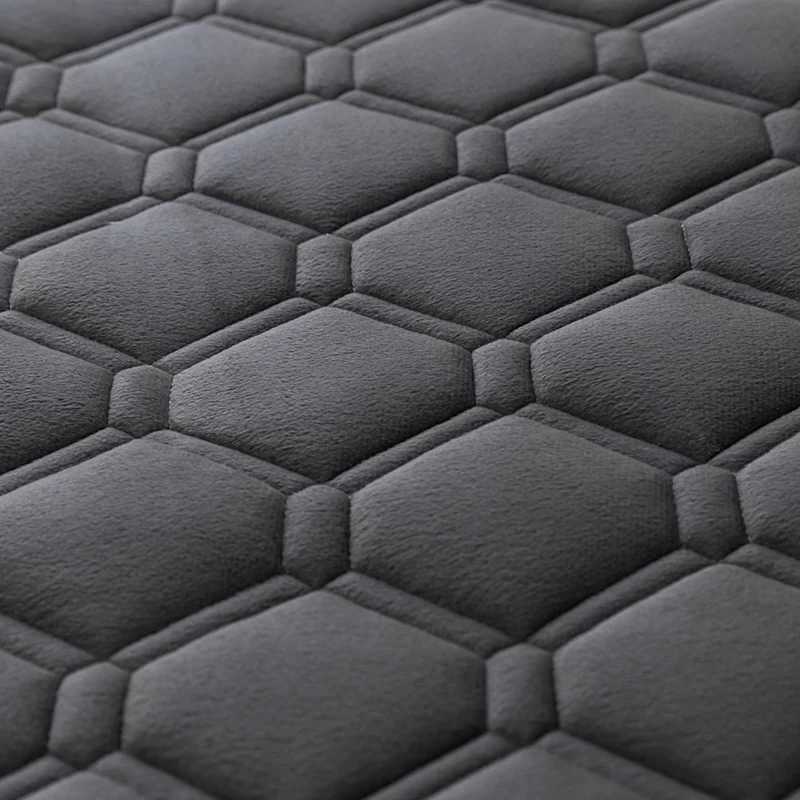 WASART Fluffy Coral Fleece Quilted Mattress Protector Cover Warm Cozy Milk Velvet Elastic Fitted Sheet 150X200 Winter Bed Linens