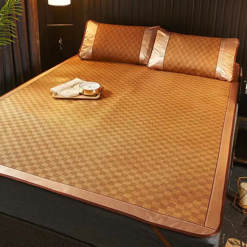 WASART Summer bamboo rattan mattress adult baby cool sleeping mat kit 90/150 single double bed foldable sheet bed protection pad