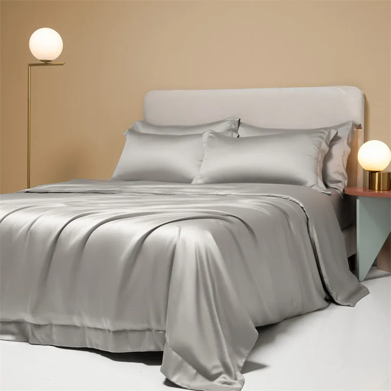 Luxury Bedding 100% Bamboo Duvet Cover 1PC Soild Colors Single Queen King Bed Cover Quilt Cover Soft Comfort Cool Summer Cooling