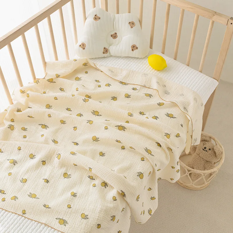 Battilo 100% Cotton Baby Blanket Soft Breathable Muslin Swaddle Blanket for Newborn Infant Plaid Receiving Blankets Toddler Gift