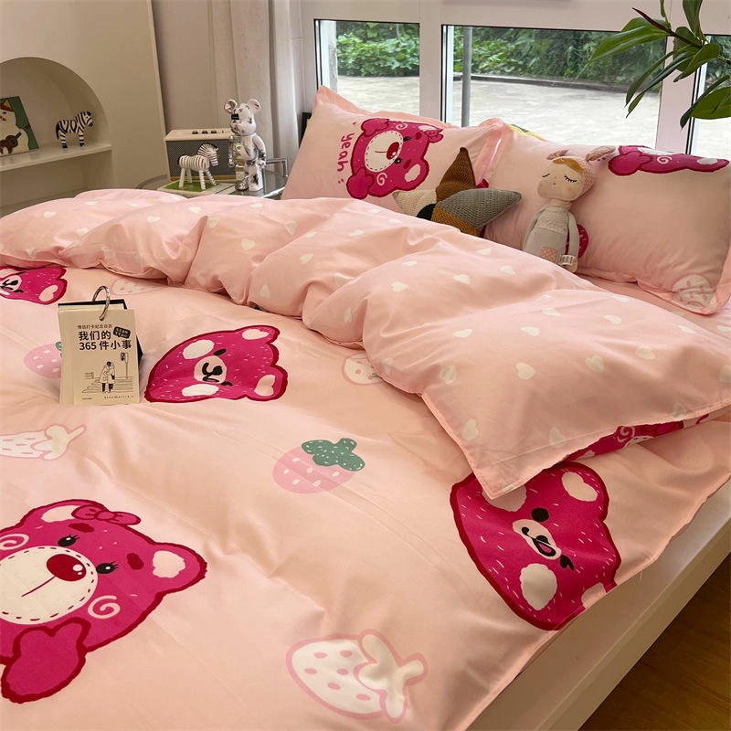 Bedsheet Set with Pillow ... Duvet Cover 140x200 King Size Bedspreads In Offer...Bed Linen 135x200 Luxury Bedding Set