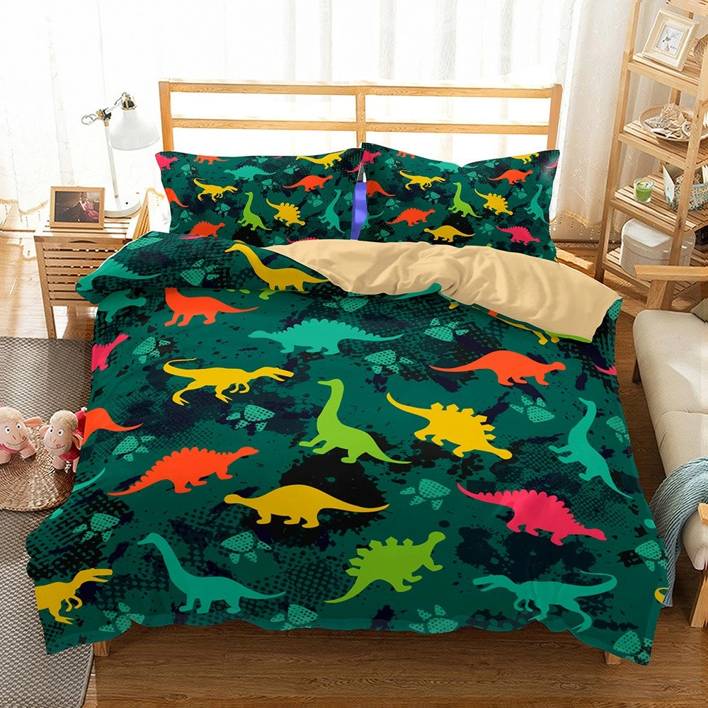 Printed Sloth Home Comforter Cover Bedding Sets Panda 140x200 cm Microfiber Duver Cover with Pillowcases Ropa De Cama